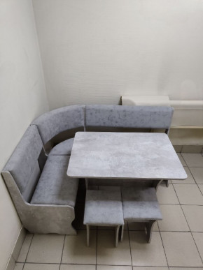 Кухонный уголок Миссия V велюр (цемент) в Бердске - berdsk.mebelnovo.ru | фото