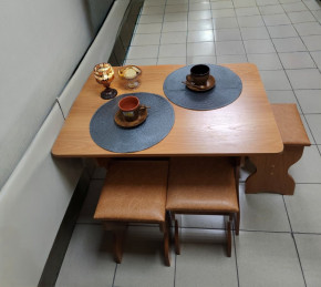 Обеденная зона Миссия (бук) в Бердске - berdsk.mebelnovo.ru | фото